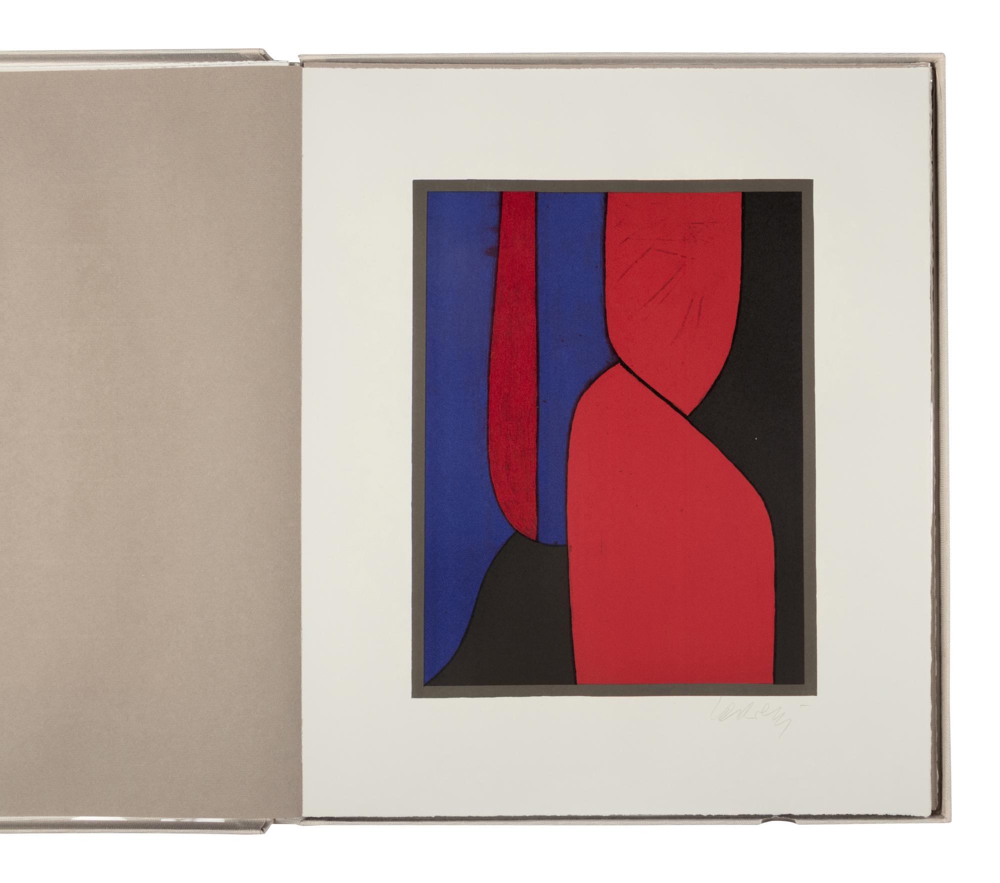 Octal (bound portfolio of 9 prints with poems by Michel Butor)