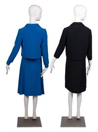 Two Designer Ensembles: One Molyneux, One Hardy Amies, 1960-70s