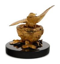 A French Gilt Bronze Ink Stand