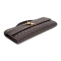 BOTTEGA VENETA, ANDIAMO INTRECCIATO LEATHER CLUTCH