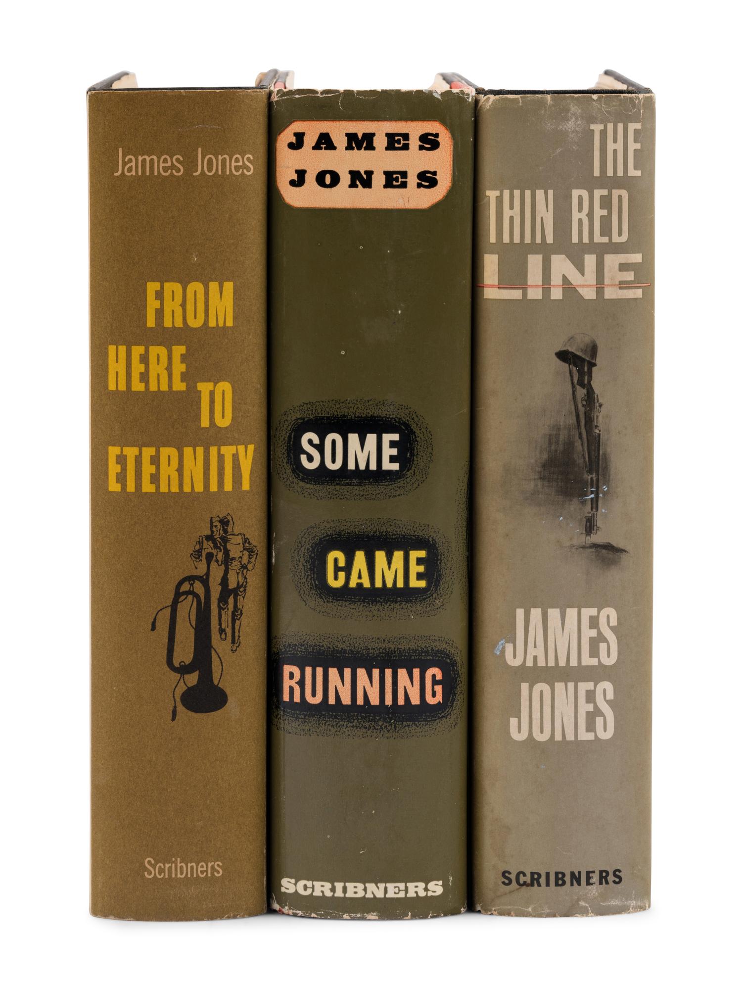 JONES, James (1921-1977). A group of 3 FIRST EDITIONS, comprising: