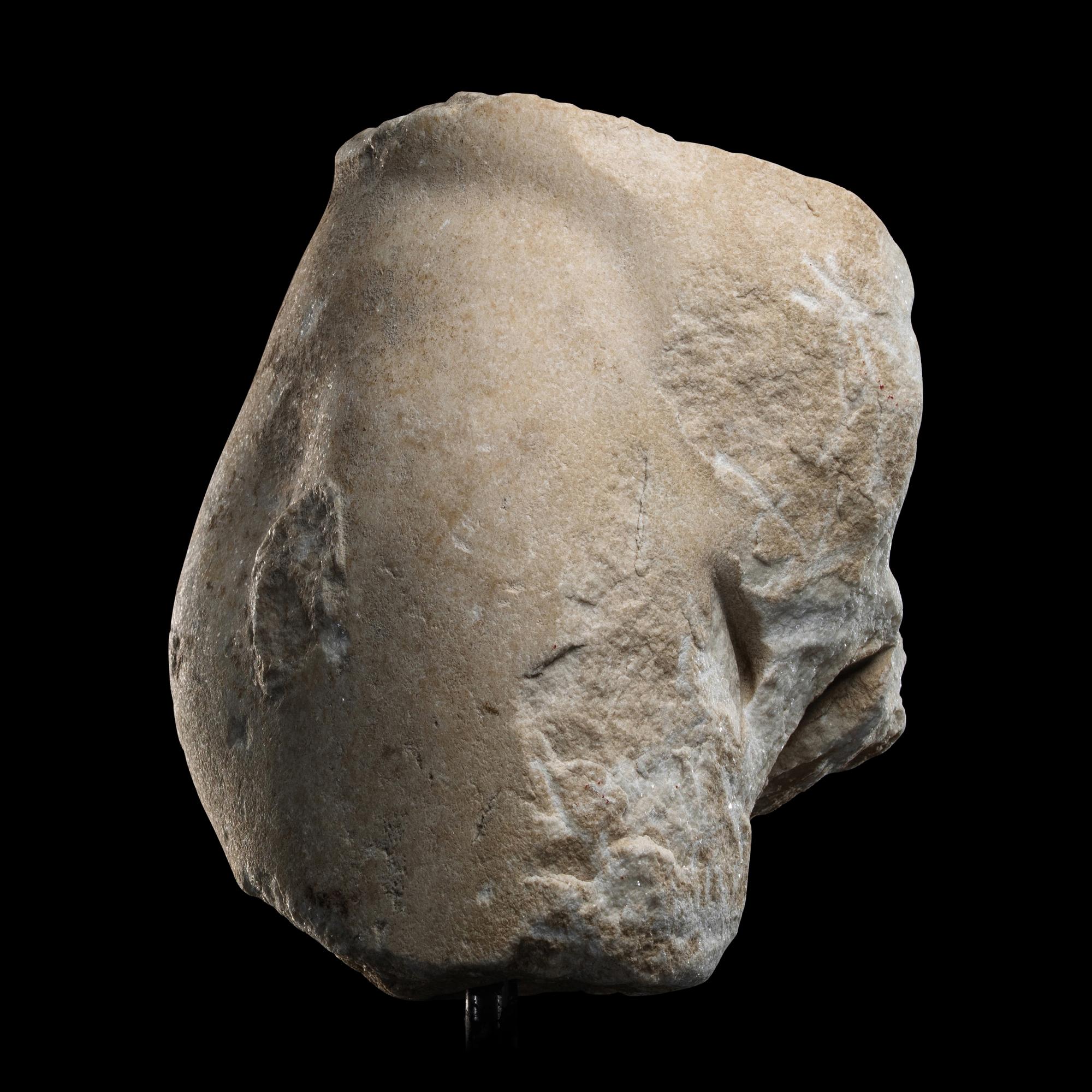 A Roman Marble Lower Torso Fragment