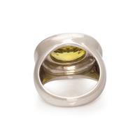 TIFFANY & CO., PALOMA PICASSO, WHITE GOLD AND YELLOW TOURMALINE RING