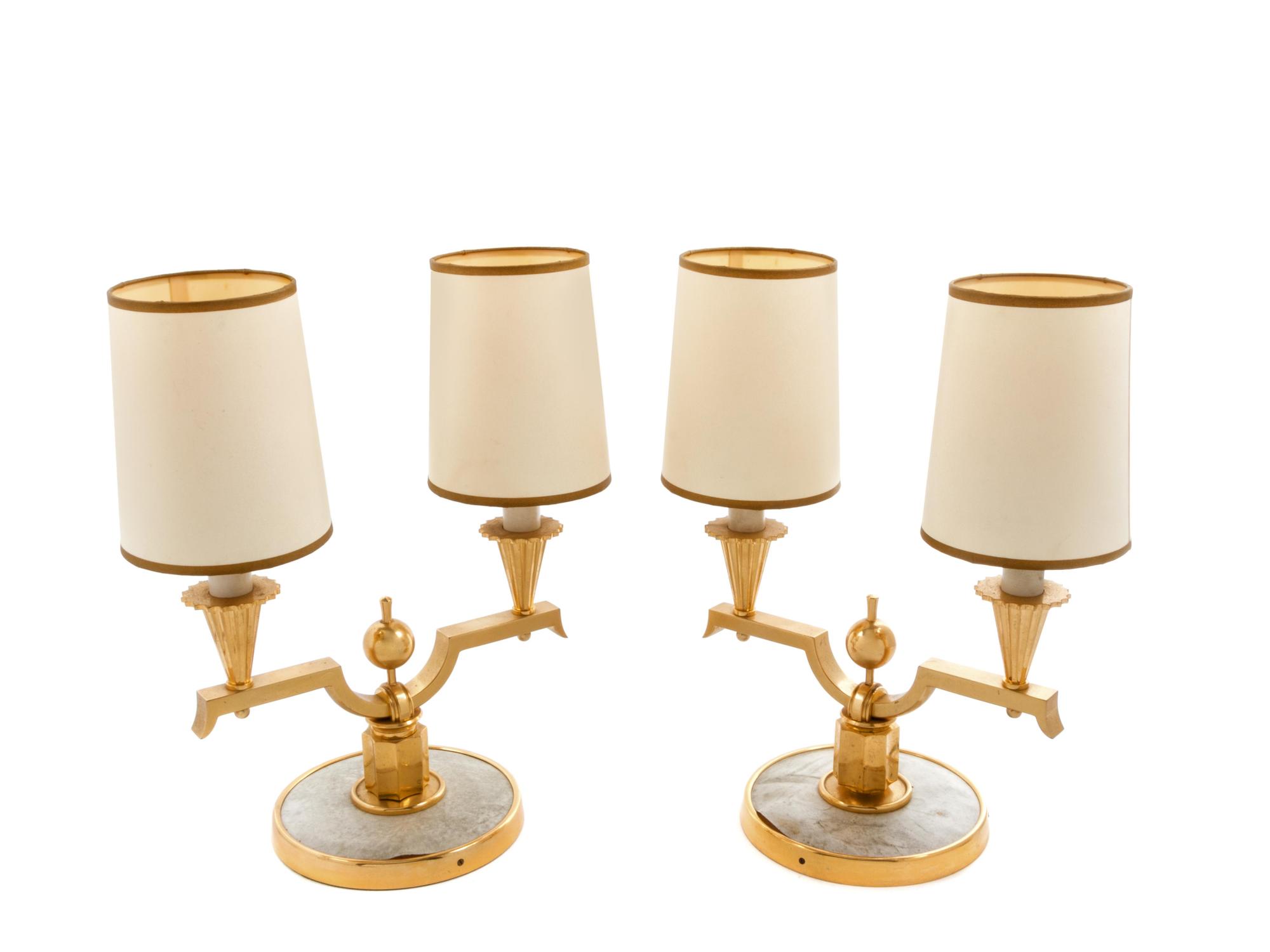 Pair of Table Lamps Genet-Michon, France