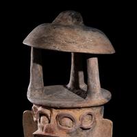 A Pair of Maya Incensarios