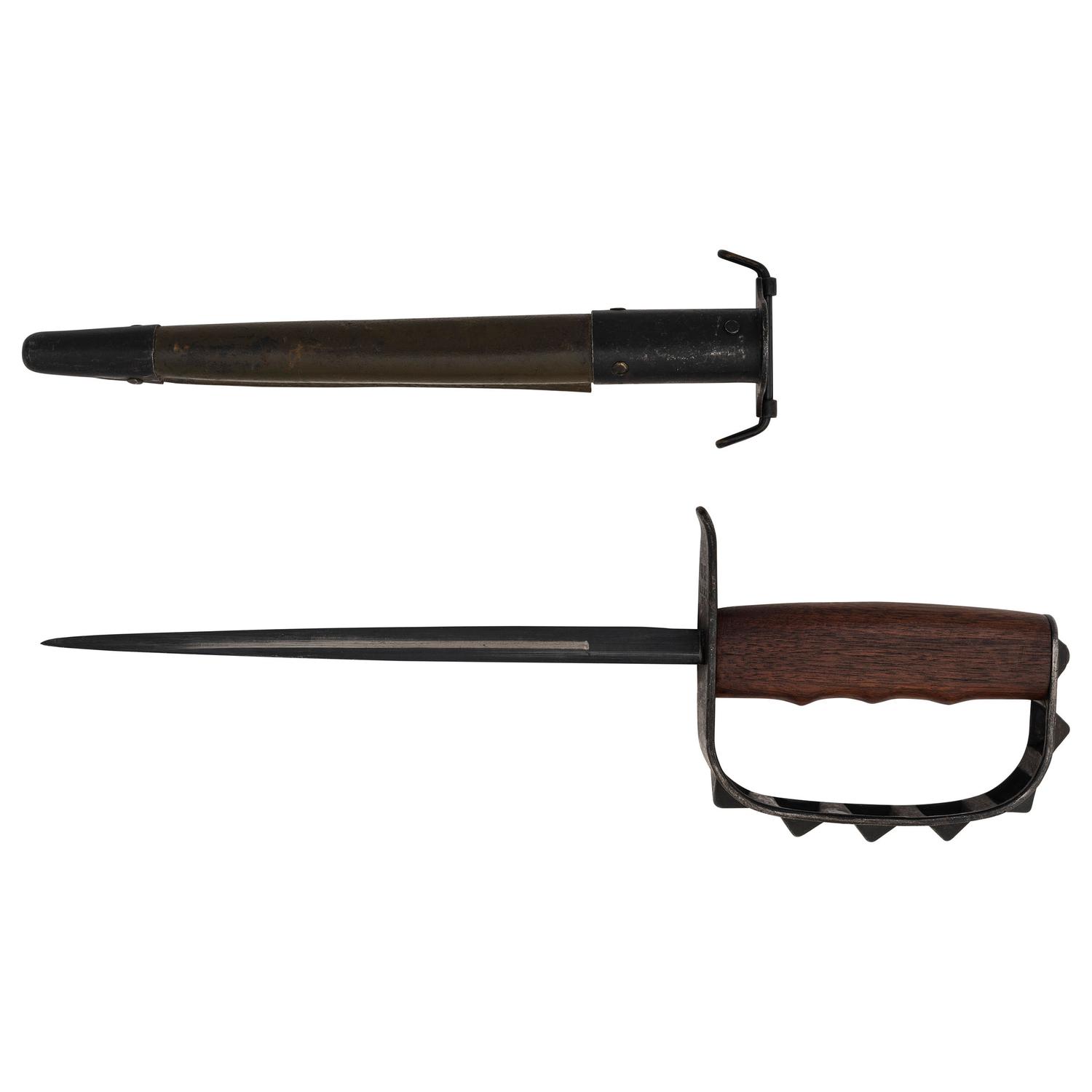 U.S. Model 1917 Trench Knife and Scabbard by L.F.&C.