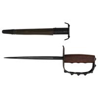 U.S. Model 1917 Trench Knife and Scabbard by L.F.&C.