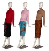 Dolce & Gabbana, J. Mendel Skirts with There Ralph Lauren Purple Label Cashmere Tops