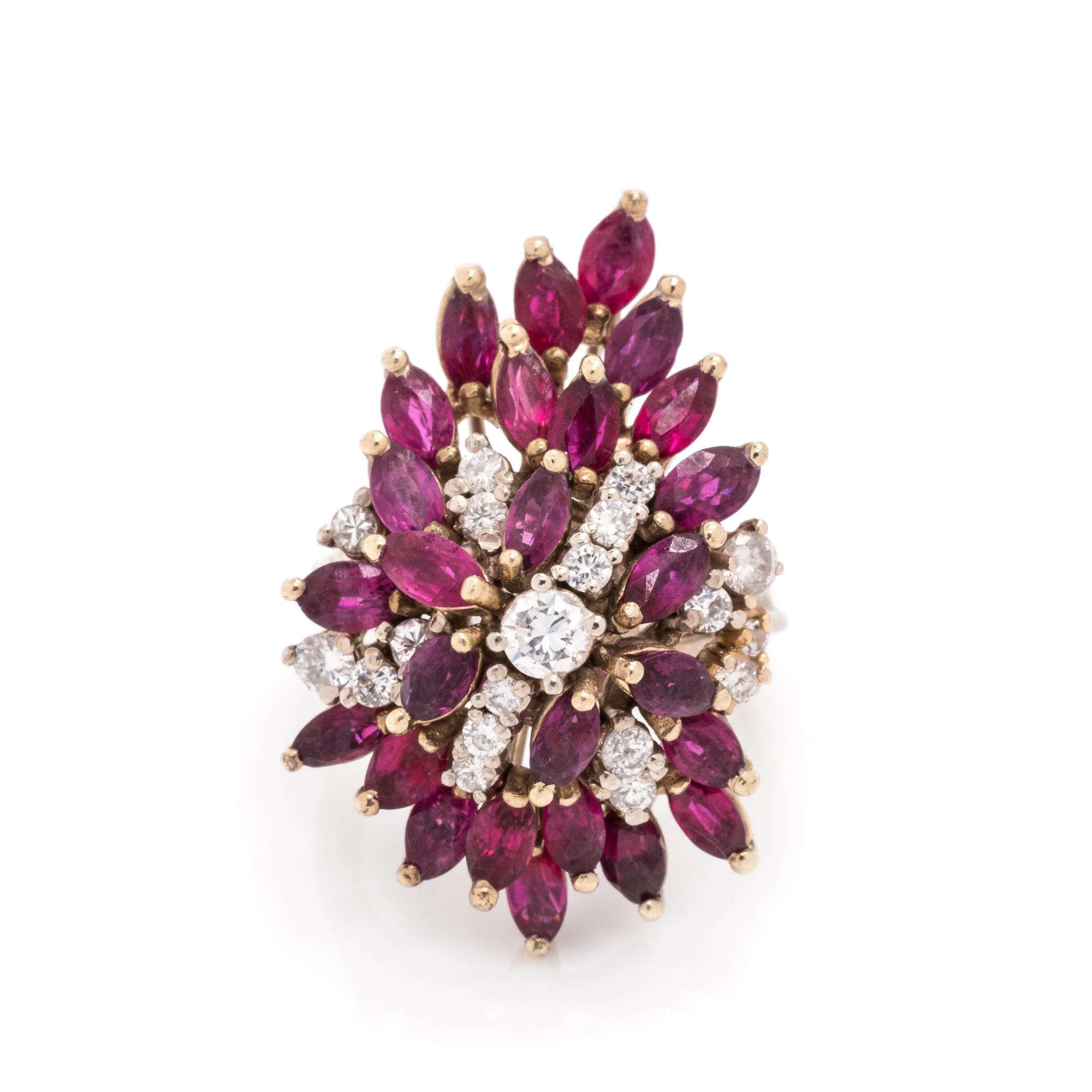 RUBY AND DIAMOND RING