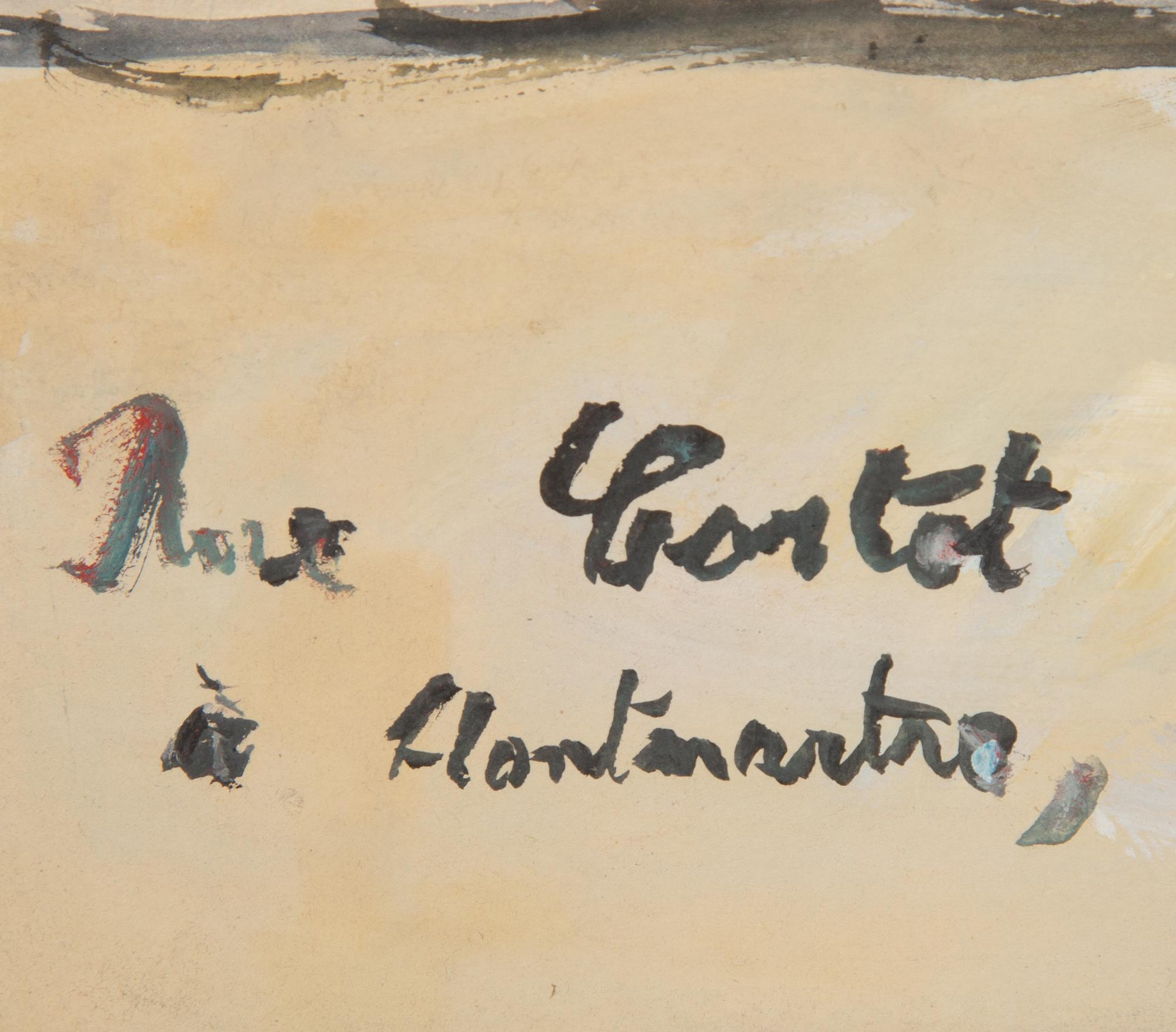 Rue Cortot à Montmartre