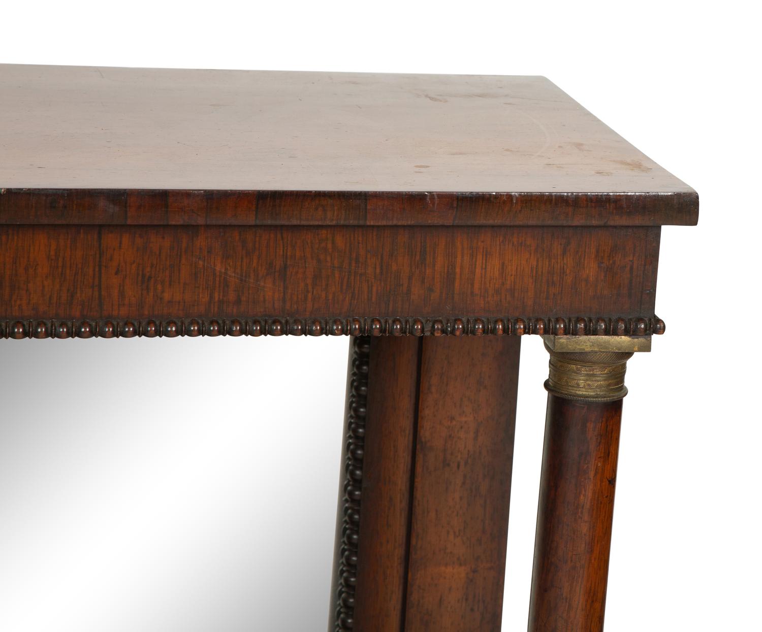 A Regency Rosewood Console Table