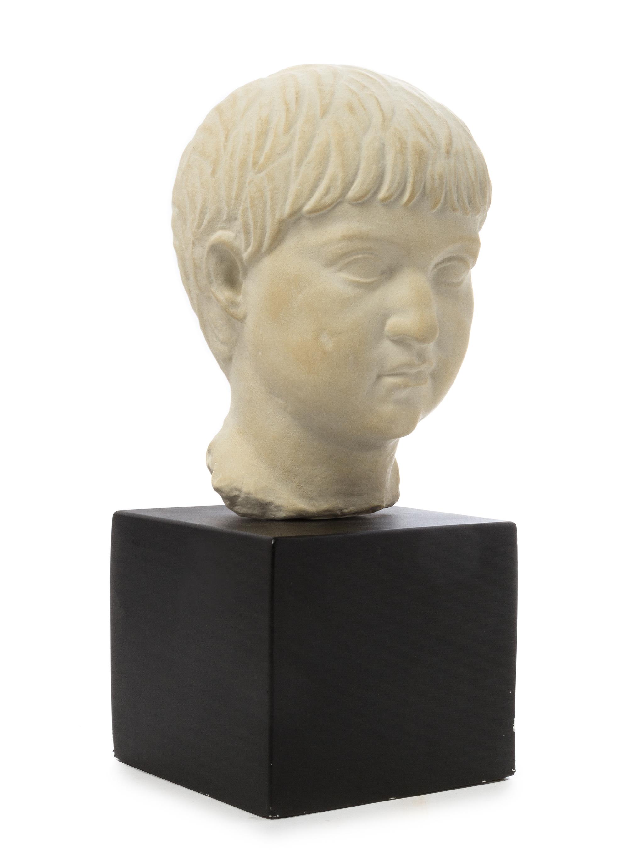 A Composition Bust Height 13 inches overall.
