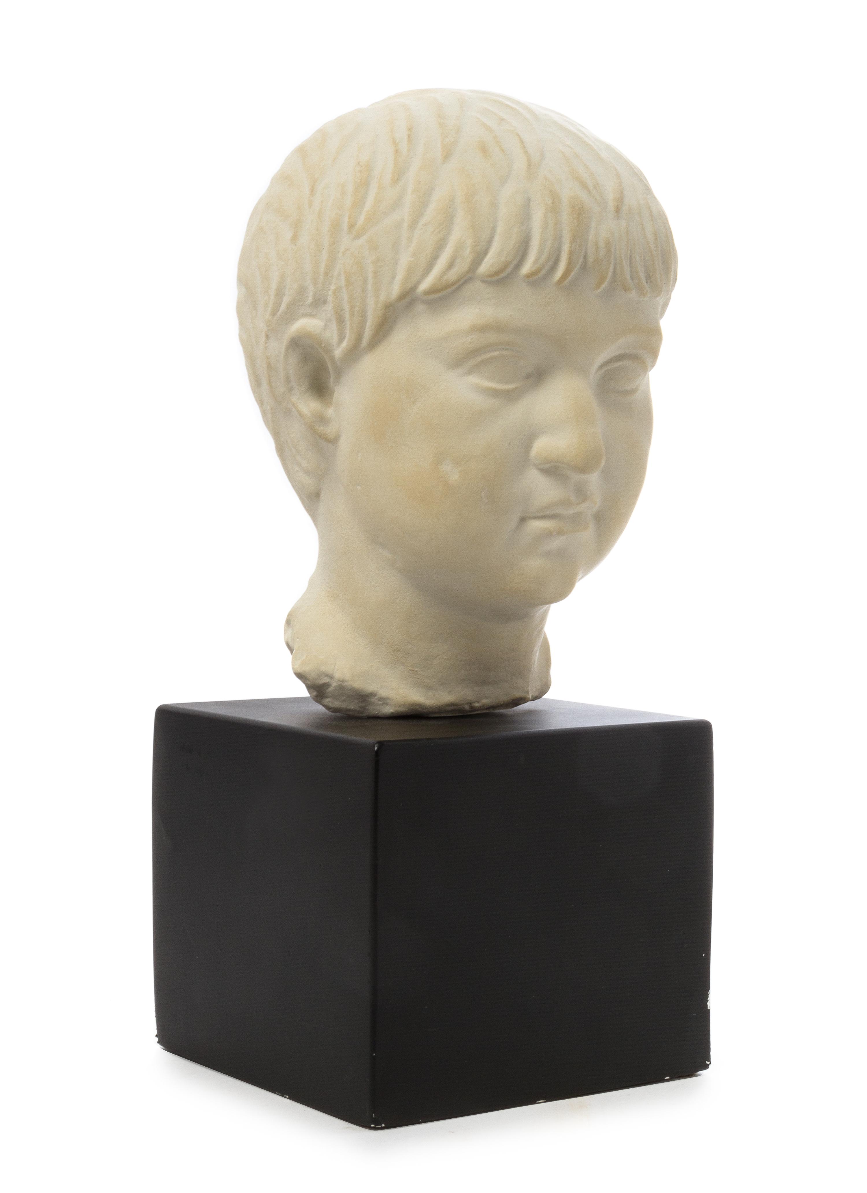 A Composition Bust Height 13 inches overall.