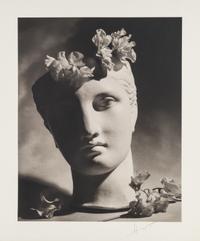 Classical Head with Flowers, New York, 1988