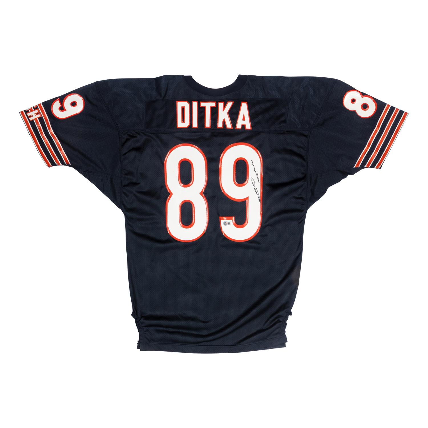 A Collection of Chicago Bears Legends Signed Autograph Jerseys
