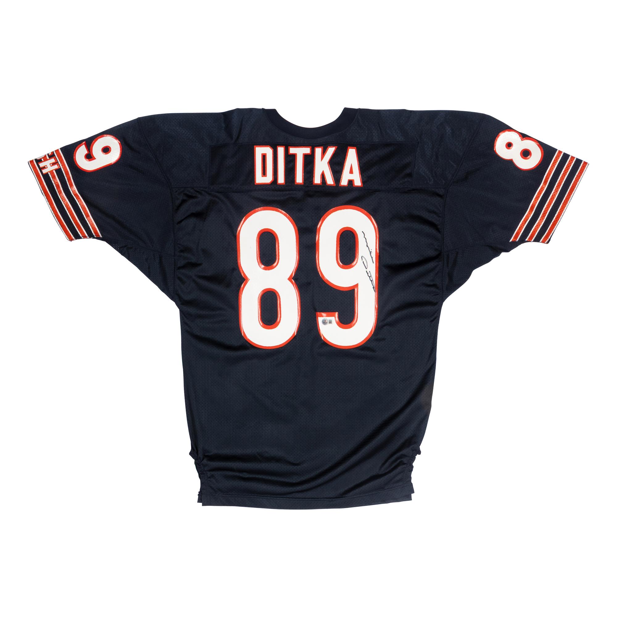 A Collection of Chicago Bears Legends Signed Autograph Jerseys