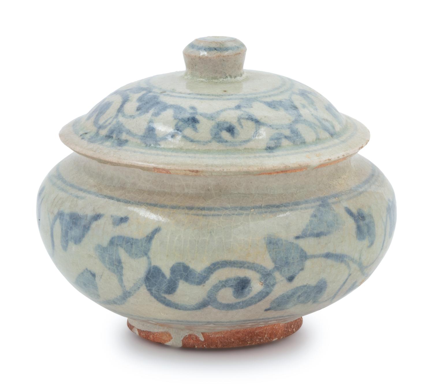 A Chinese Porcelain Lidded Jar