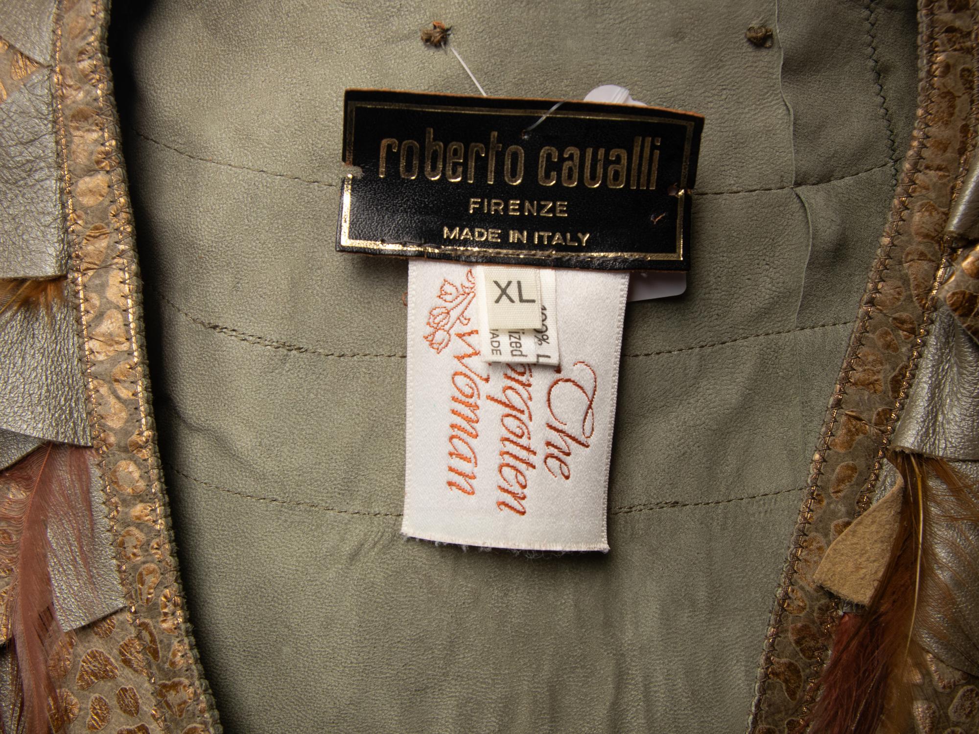 Roberto Cavalli Suede Coat, 1980s