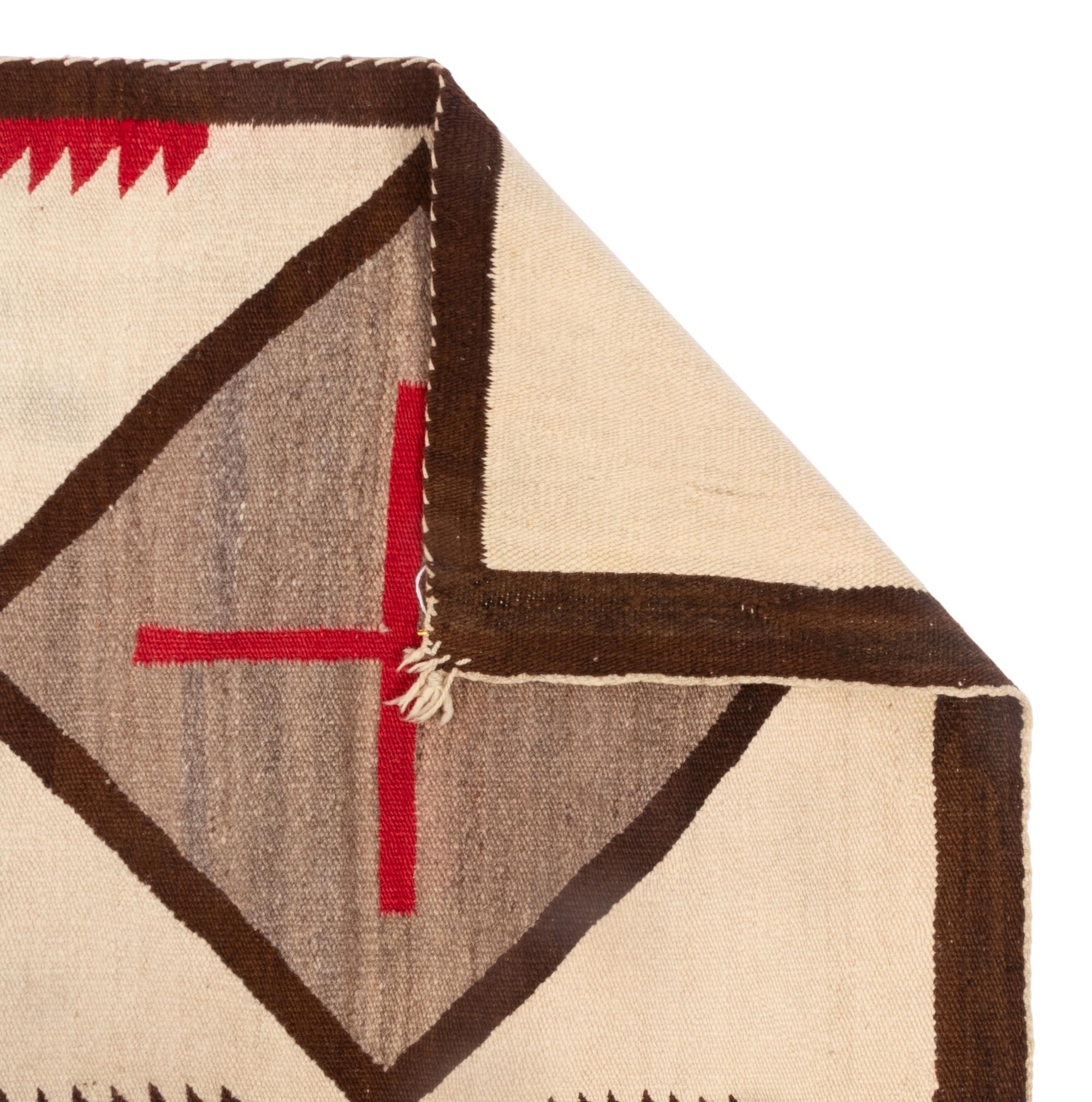 Navajo Crystal Pattern Weaving / Rug