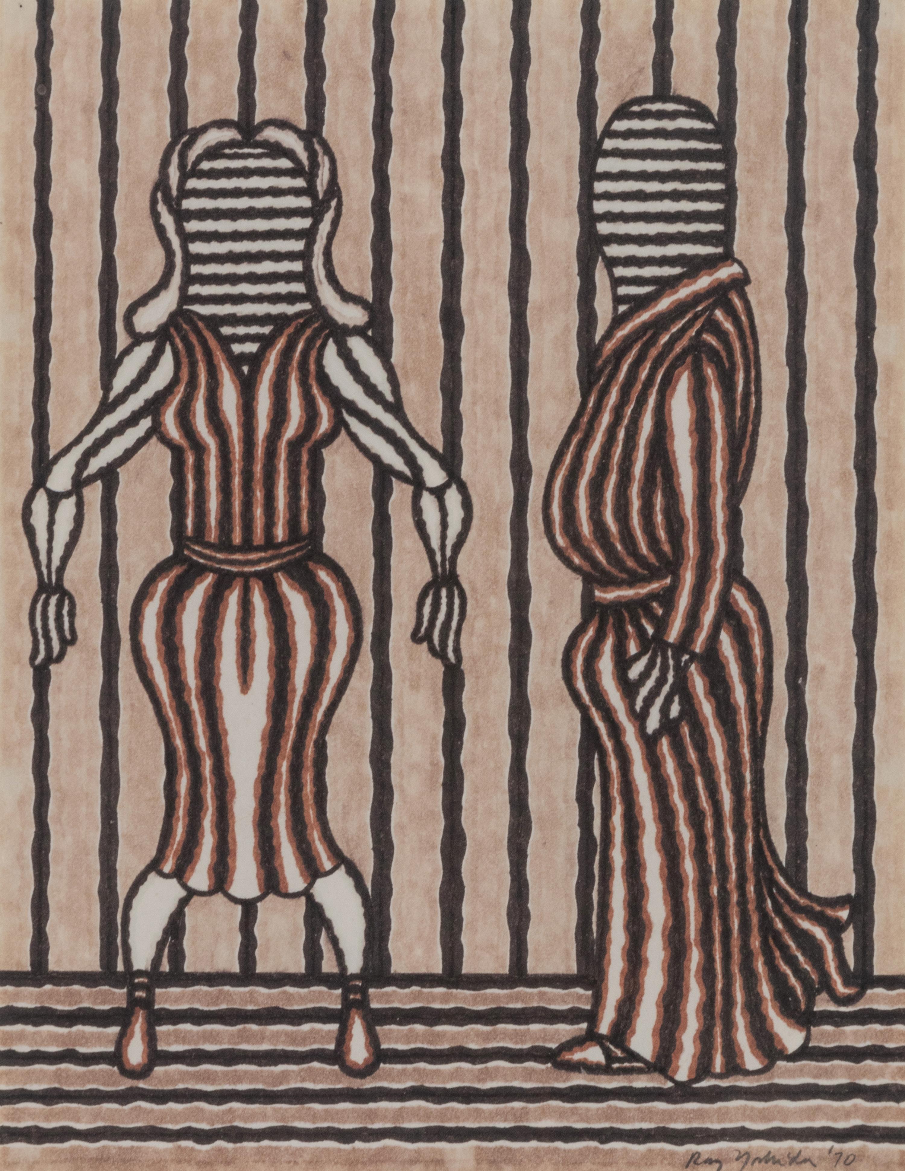Unitled (Figure) and Untitled (Figures) , 1970