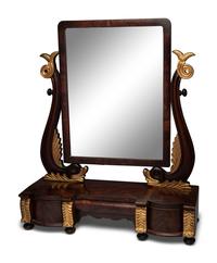 A William IV Mahogany Dressing Mirror