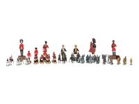 Fifty-Six Painted Lead and Cast Metal Soldiers