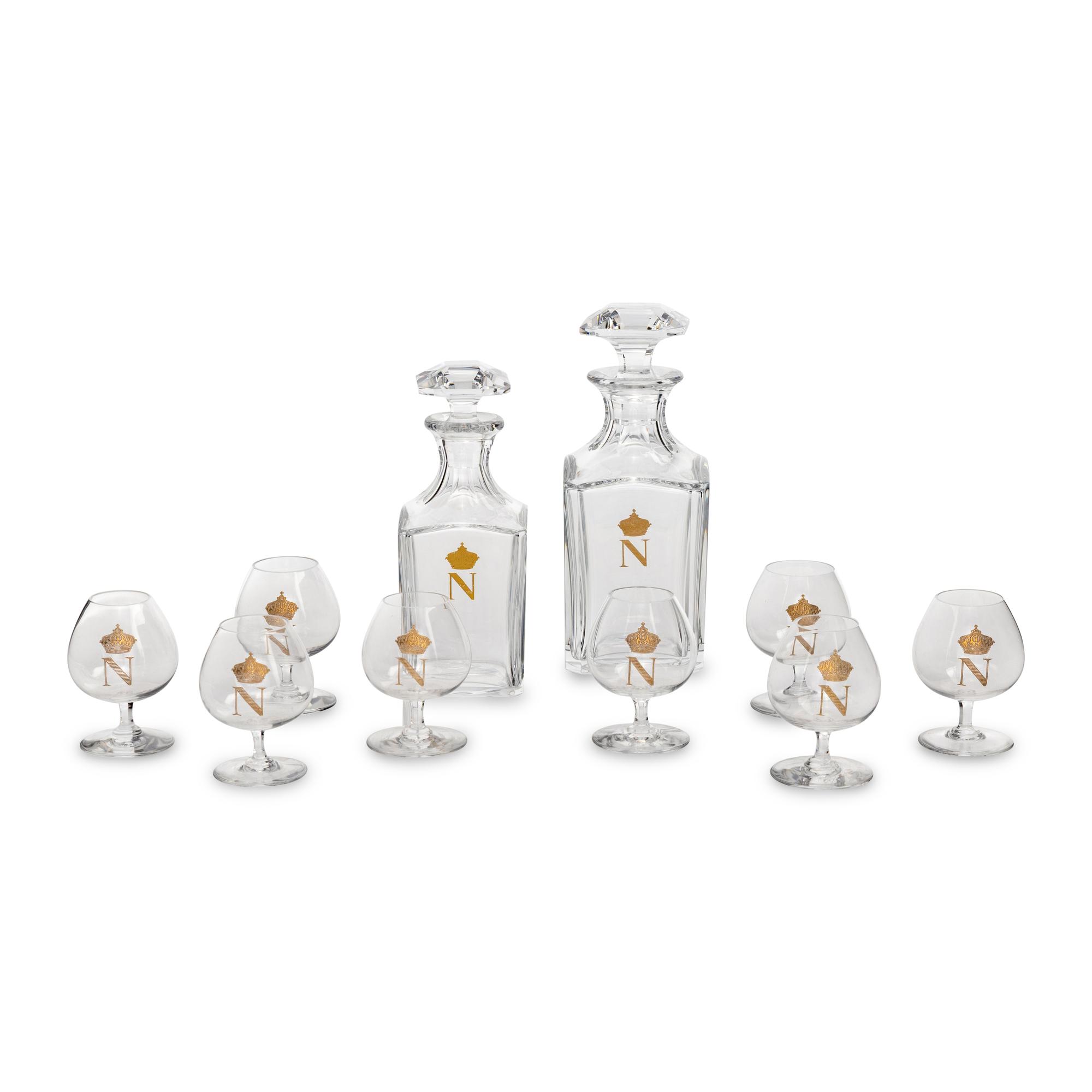A Set of Baccarat Decanters and Snifters