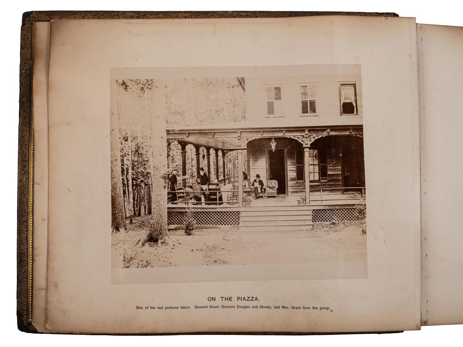 [GRANT, Ulysses S. (1822-1885)]. Photo album commemorating U.S. Grant. Boston: Wm. H. Allen, [1886].