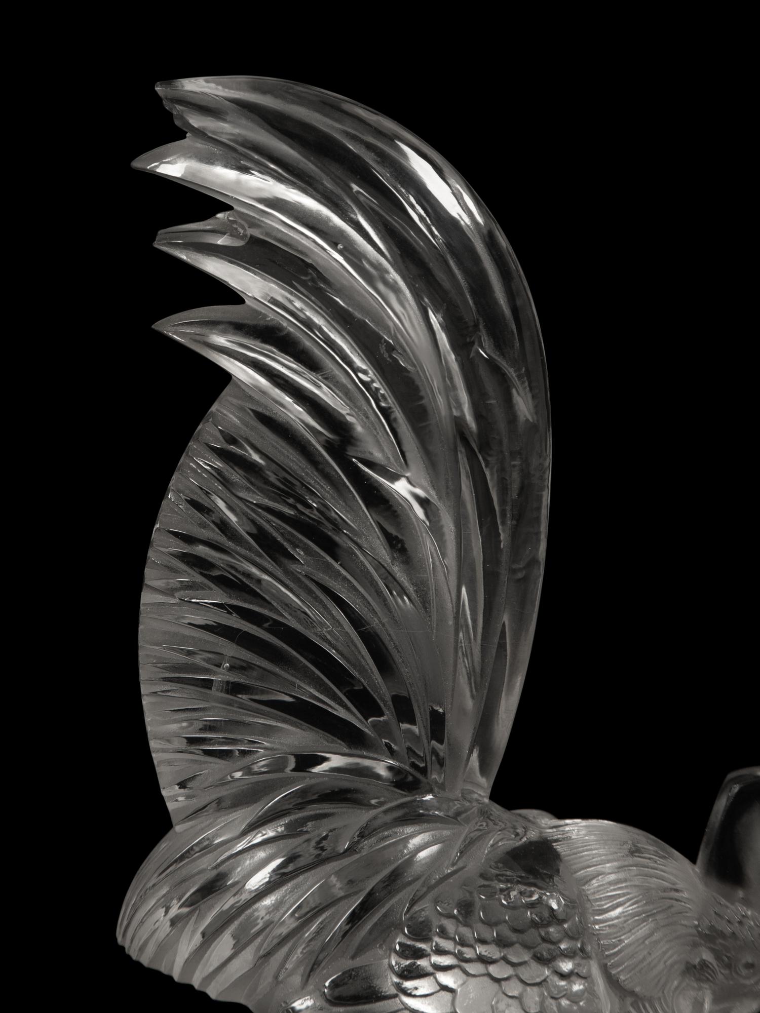 A Lalique Coq Nain Ornament