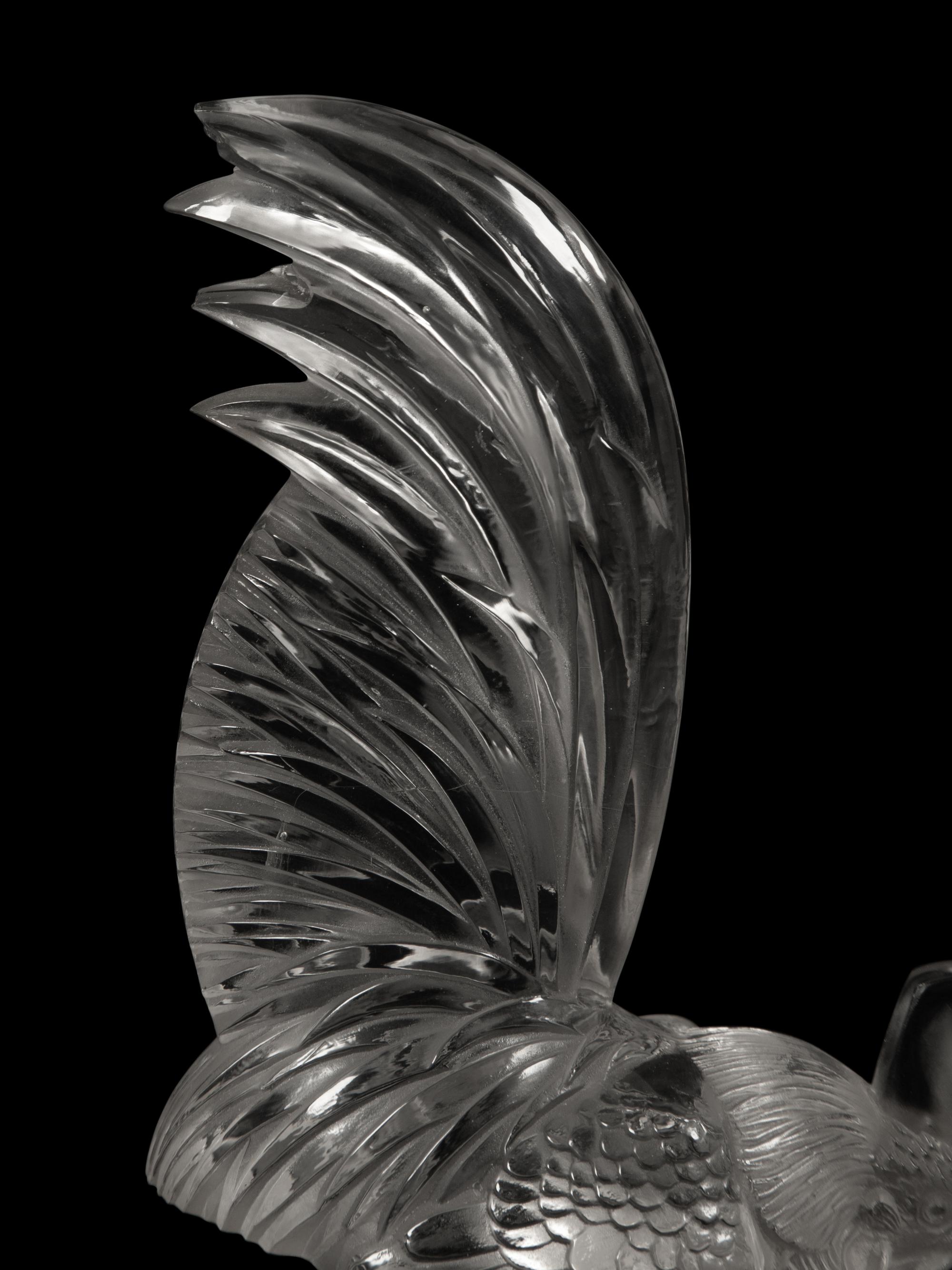 A Lalique Coq Nain Ornament