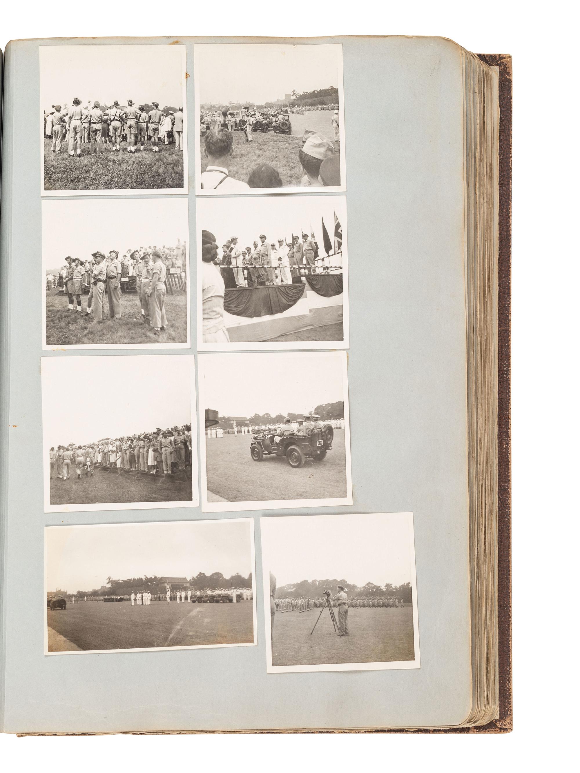 [WORLD WAR II] Albums documenting a soldier's experiences in Hawaii and Japan with additional photos