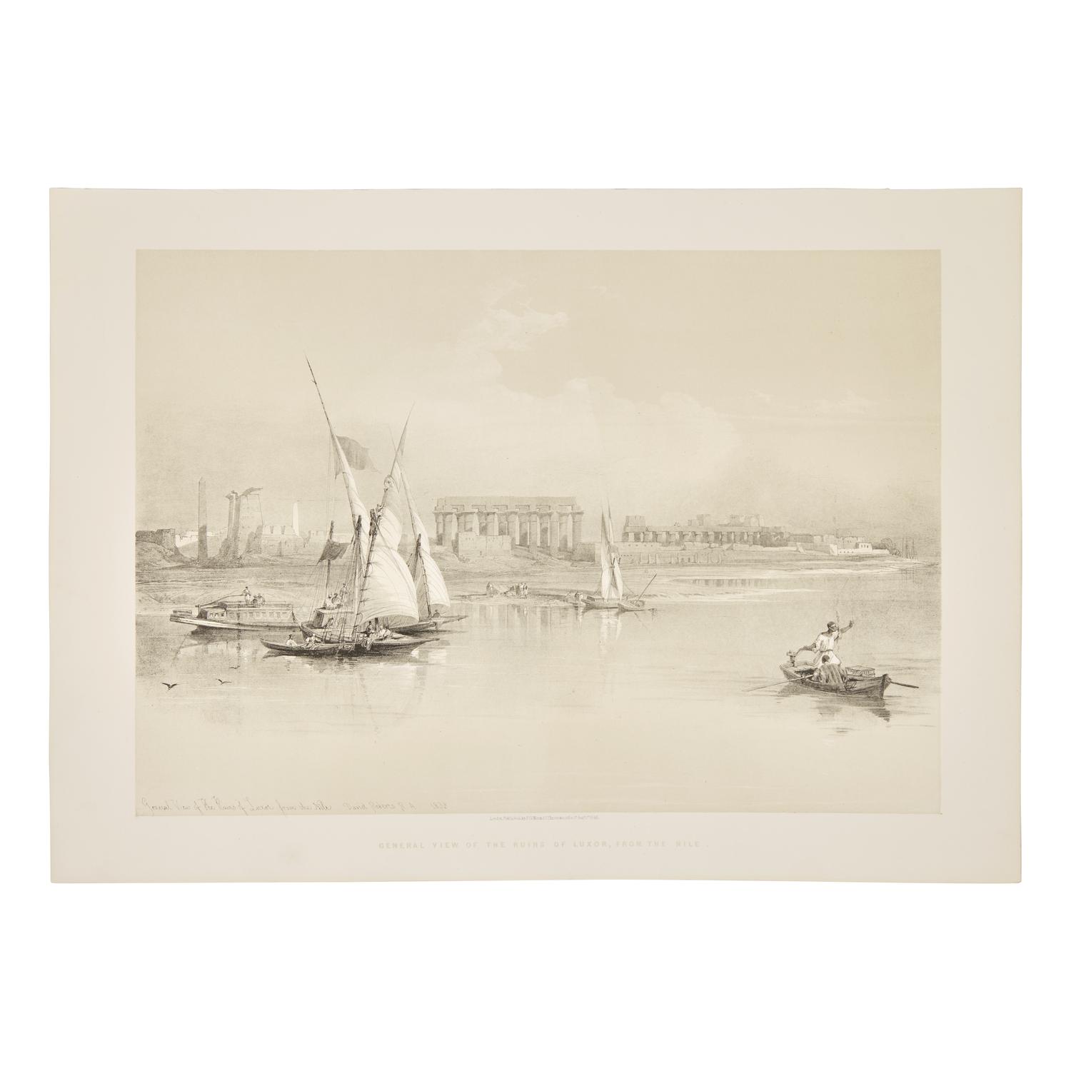 [Prints] Roberts, David. Group of Eight Prints