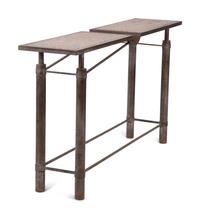 A French Bronze Pink Granite Inset Top Console Table — 20TH CENTURY