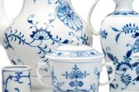 A Collection of Blue Onion Porcelain Articles