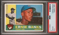 A 1960 Topps Ernie Banks Baseball Card No. 10 (PSA 4 VG-EX) from The Collection of David Eisenhower