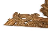 A Collection of Three Carved Wood Architectural Fragments