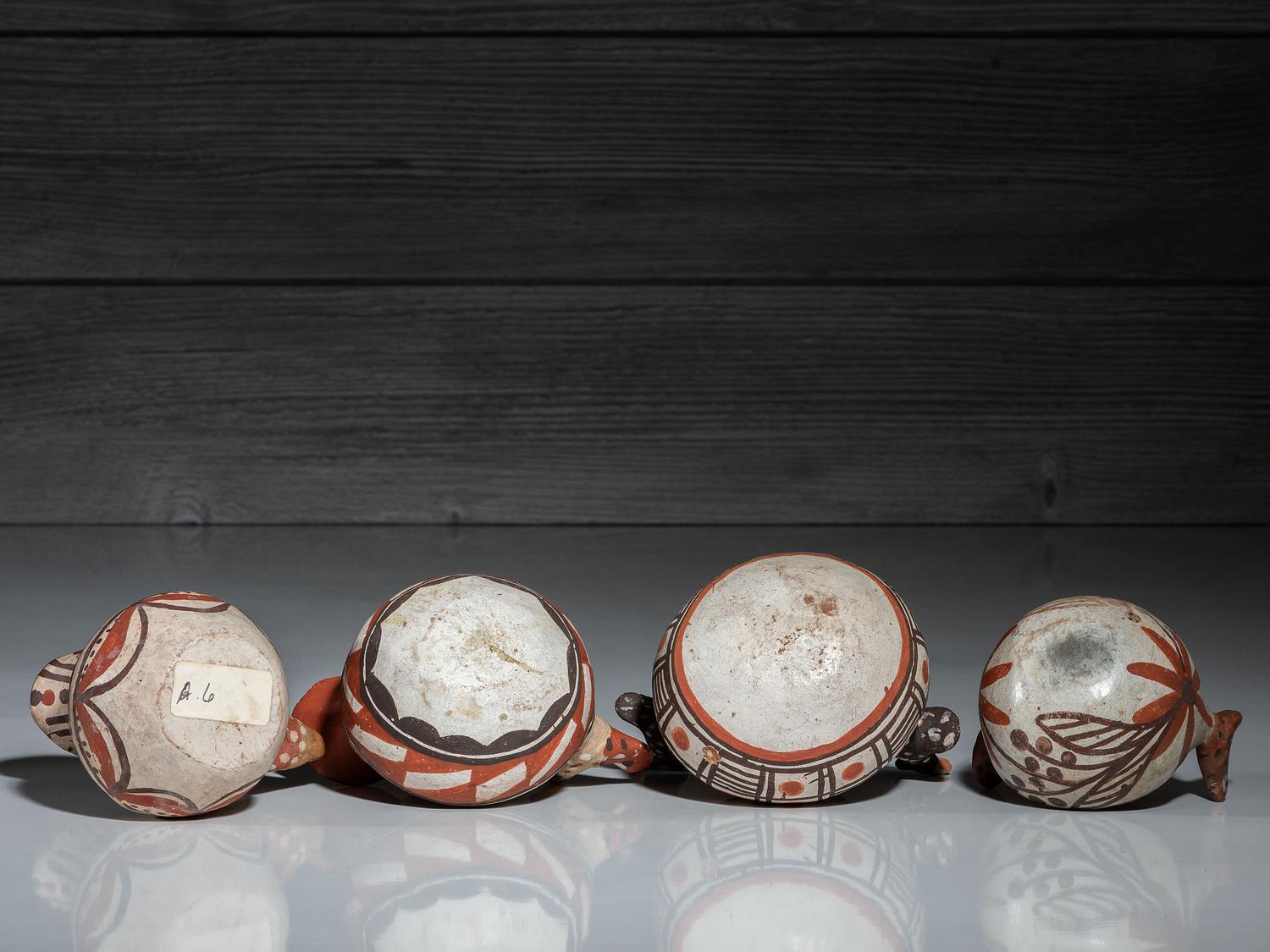 Isleta Polychrome Figural Pottery