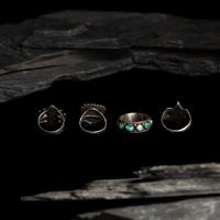 Navajo Silver and Turquoise Rings