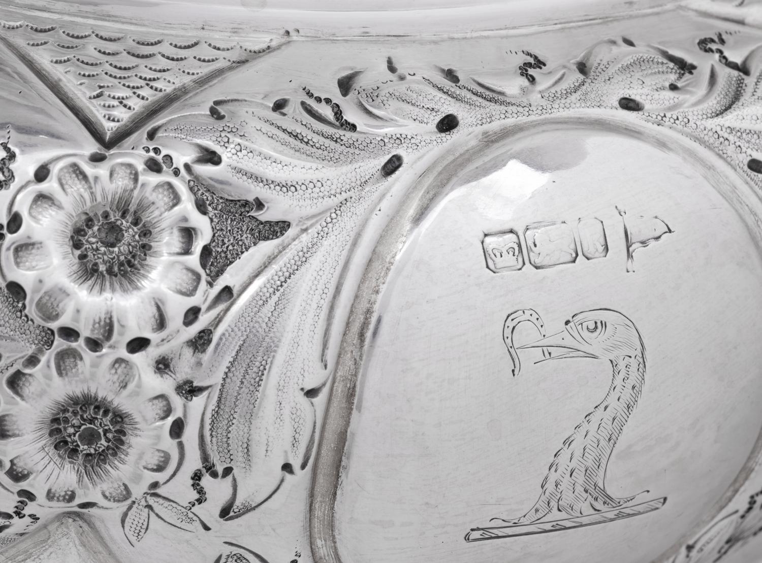 A Pair of Edwardian Silver Jardinieres