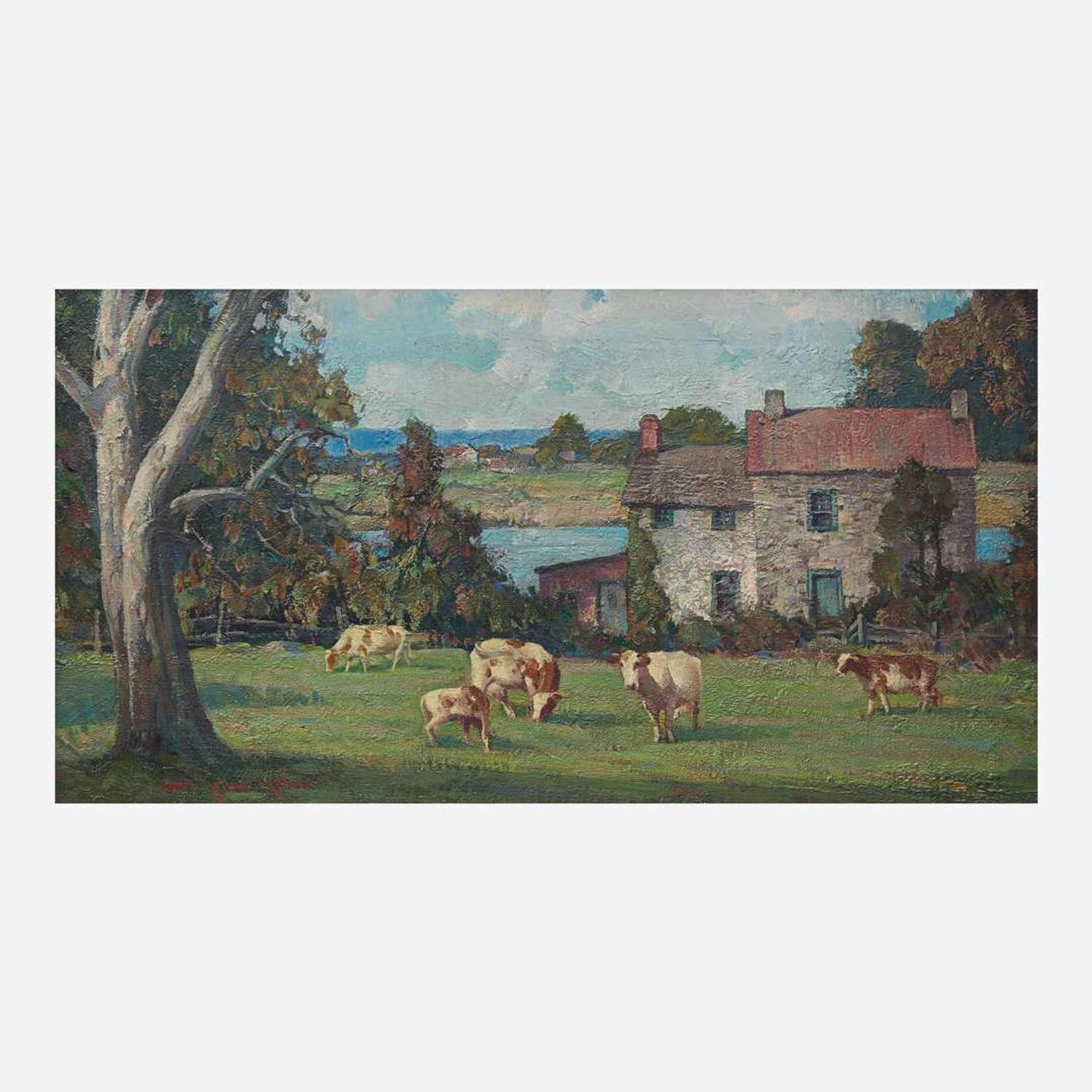Arthur Meltzer (American, 1893-1989) Green Pastures
