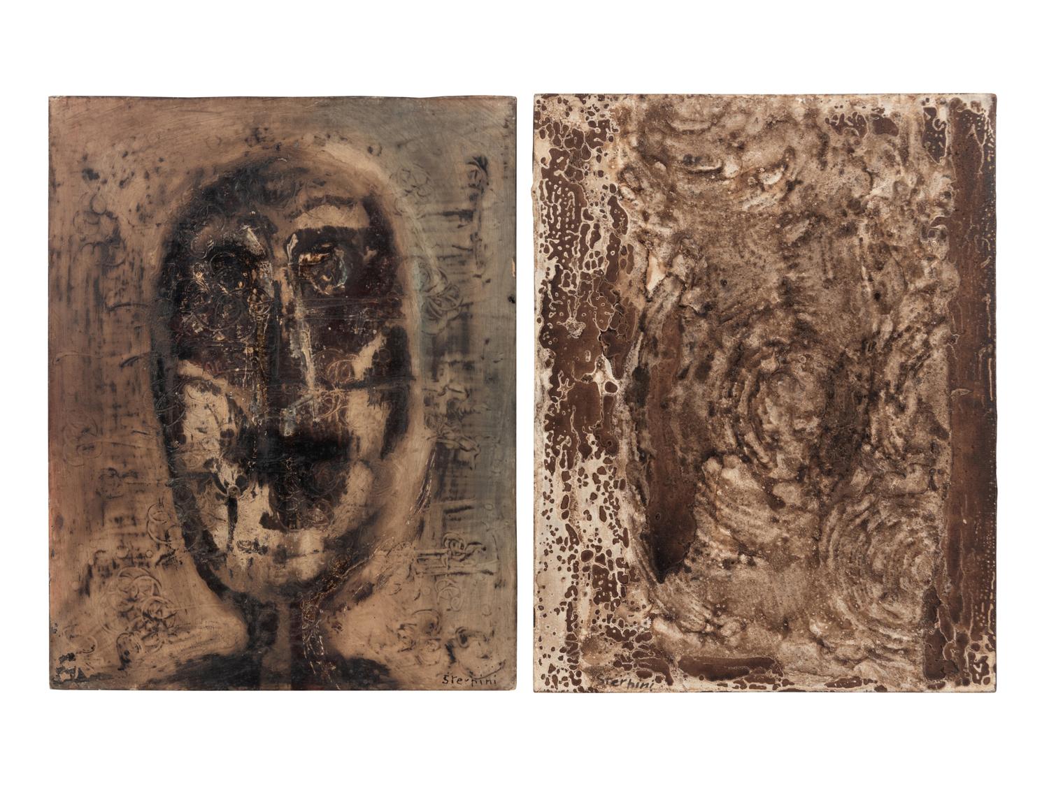 A Group of Four Works ( Als I2 , Als I3 , Testa di Uomo , and Il Bel Poeta) , 1959-60
