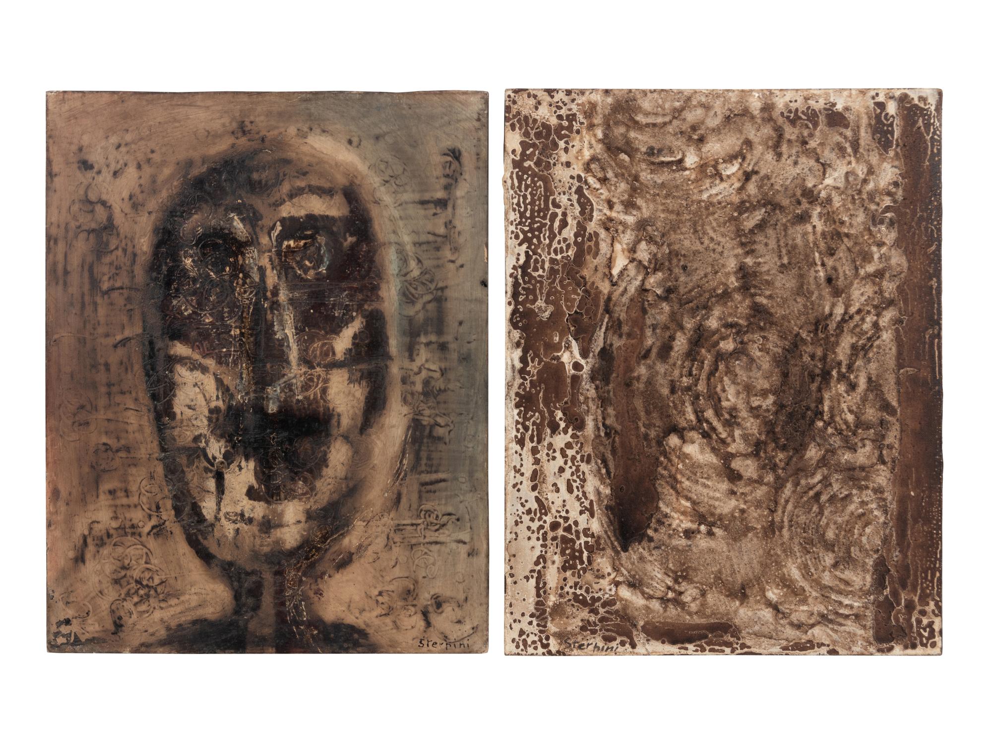 A Group of Four Works ( Als I2 , Als I3 , Testa di Uomo , and Il Bel Poeta) , 1959-60