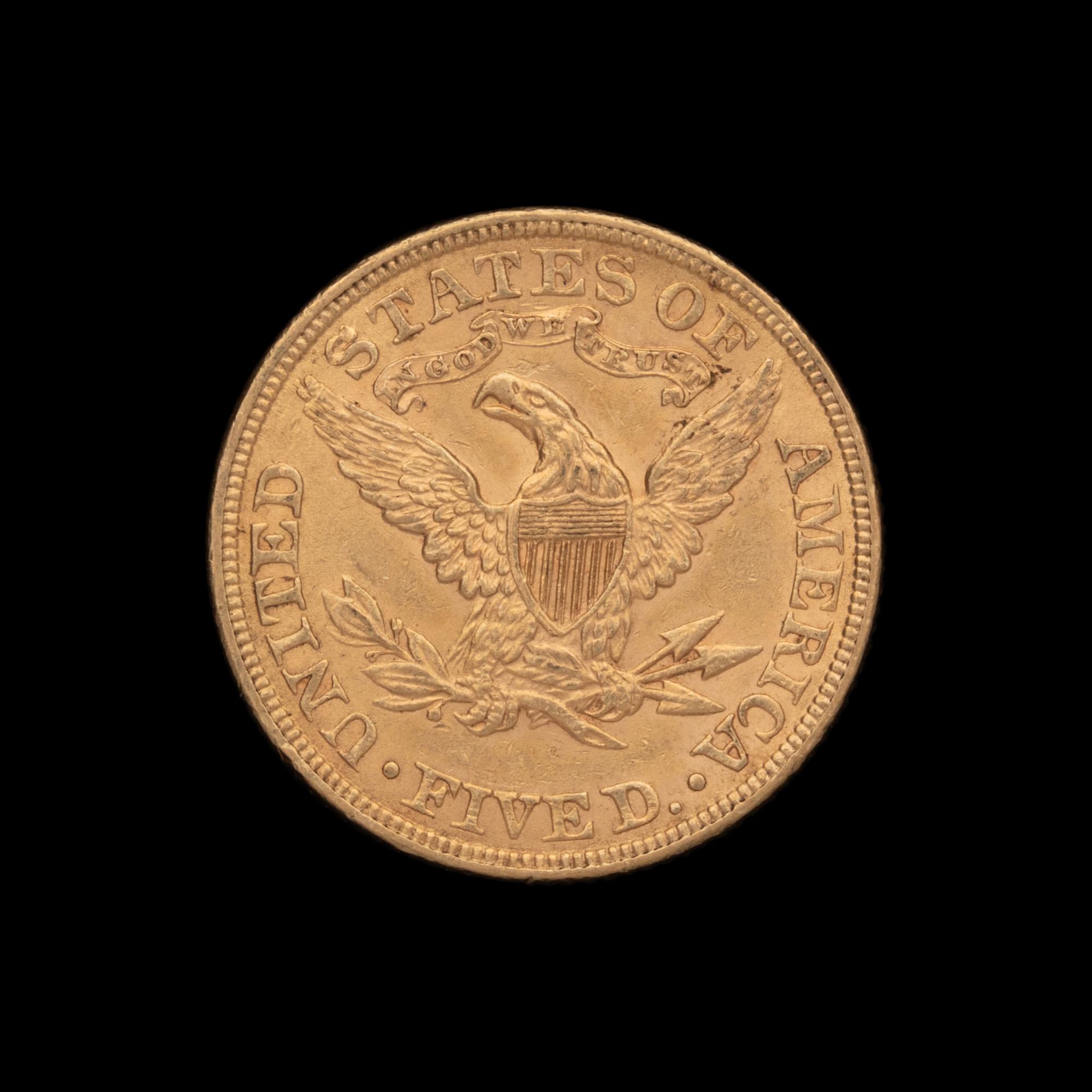 A 1900 Liberty Head $5 Gold Coin