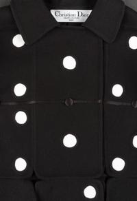 Christian Dior Haute Couture Domino Pattern Wool Coat, Spring/Summer 2018