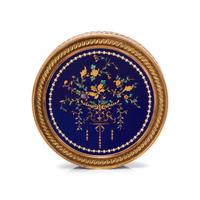 A Gold and Enameled Bonbonnière