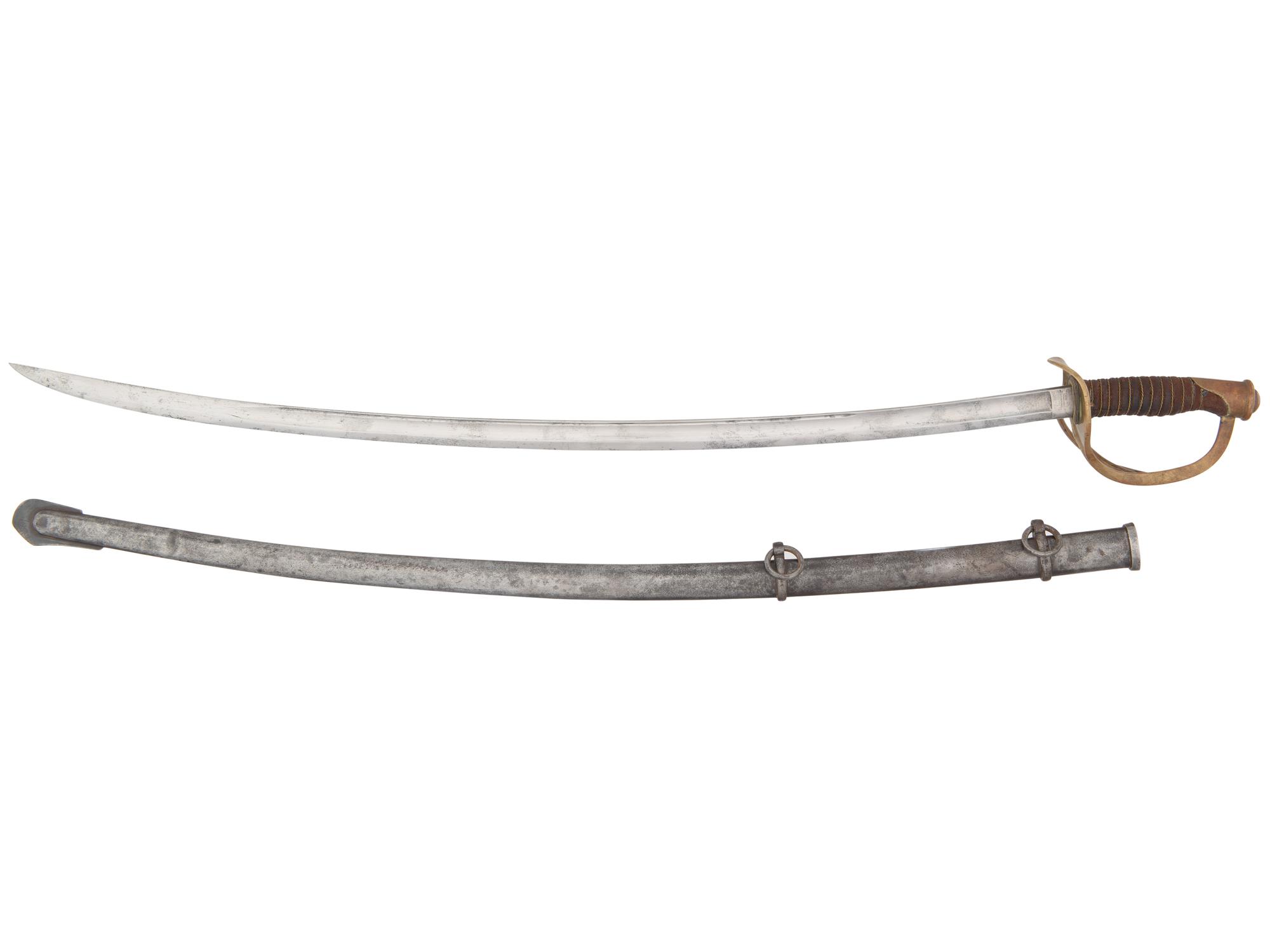 [CIVIL WAR]. A collection of items identified to General James Lyman Van Buren, incl. US Model 1860 Light Cavalry saber, buff saber belt, shoulder straps, insignia, and photographs.