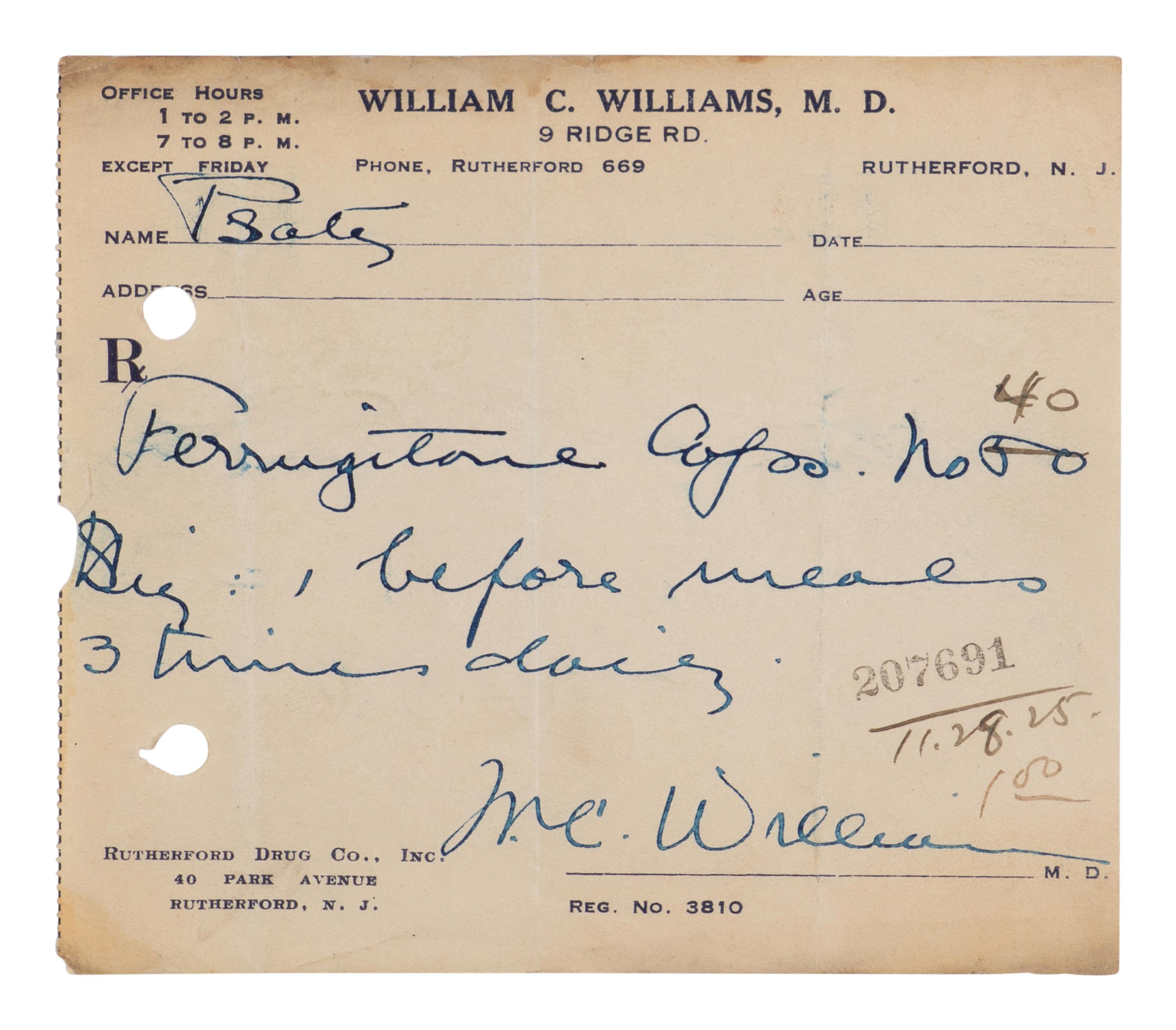 WILLIAMS, William Carlos (1883-1963). In the American Grain . New York: Albert & Charles Boni, 1925.
