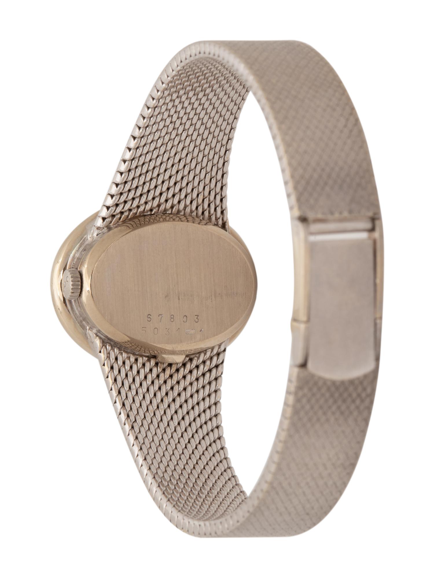 CHOPARD, 18K WHITE GOLD AND DIAMOND WRISTWATCH