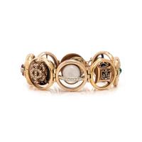 YELLOW GOLD MULTIGEM BRACELET