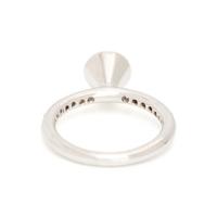 GARNET AND DIAMOND RING
